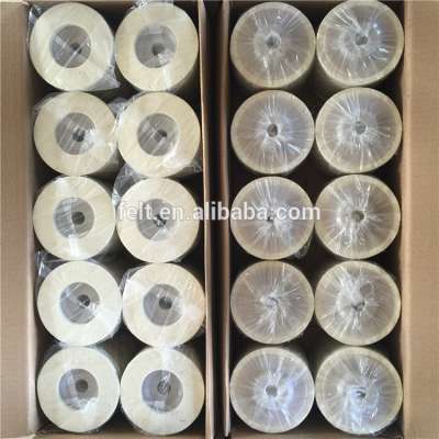 Online shop China diameter 100mm wool felt polishing buffing wheels