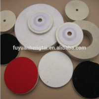 100%wool hard glass polishing wool felt wheel for polishing wood